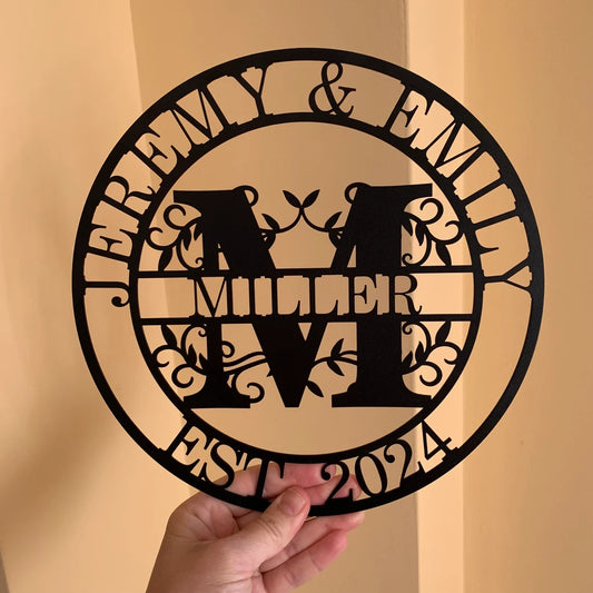 First Name letter sign