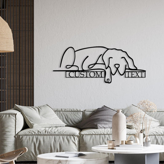 Custom Dog Metal Wall Arts